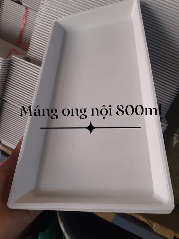 Combo 10 Máng cho ong ăn để dưới đáy thùng loại 500ml,800ml và 1200ml